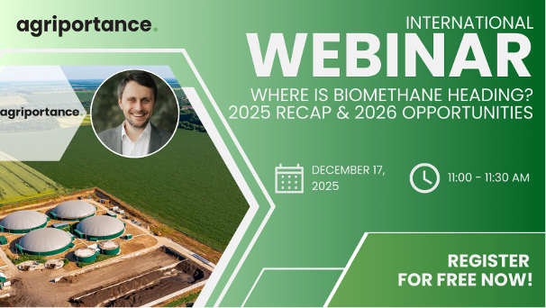 FREE Webinar: Where Is Biomethane Heading? 2025 Recap & 2026 Opportunities